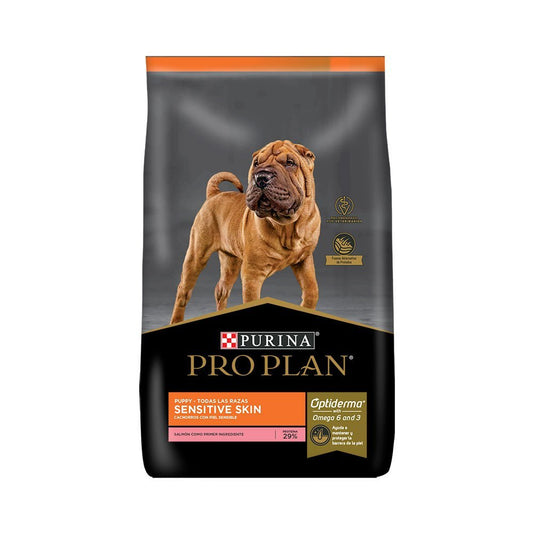 Pro Plan Optiderma Sensitive Skin Cachorro Todas las Razas (Salmón y Arroz)