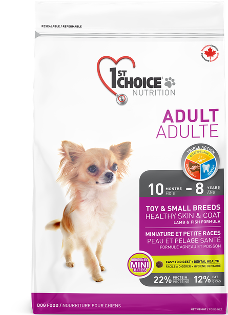 1 st Choice Healthy Skin & Coat Adult Toy & Small Breed